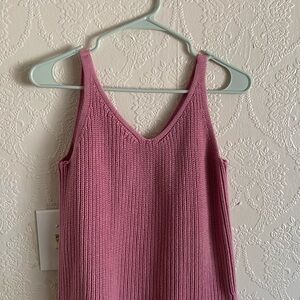 Banana Republic Mauve Knit V-Neck Camisole